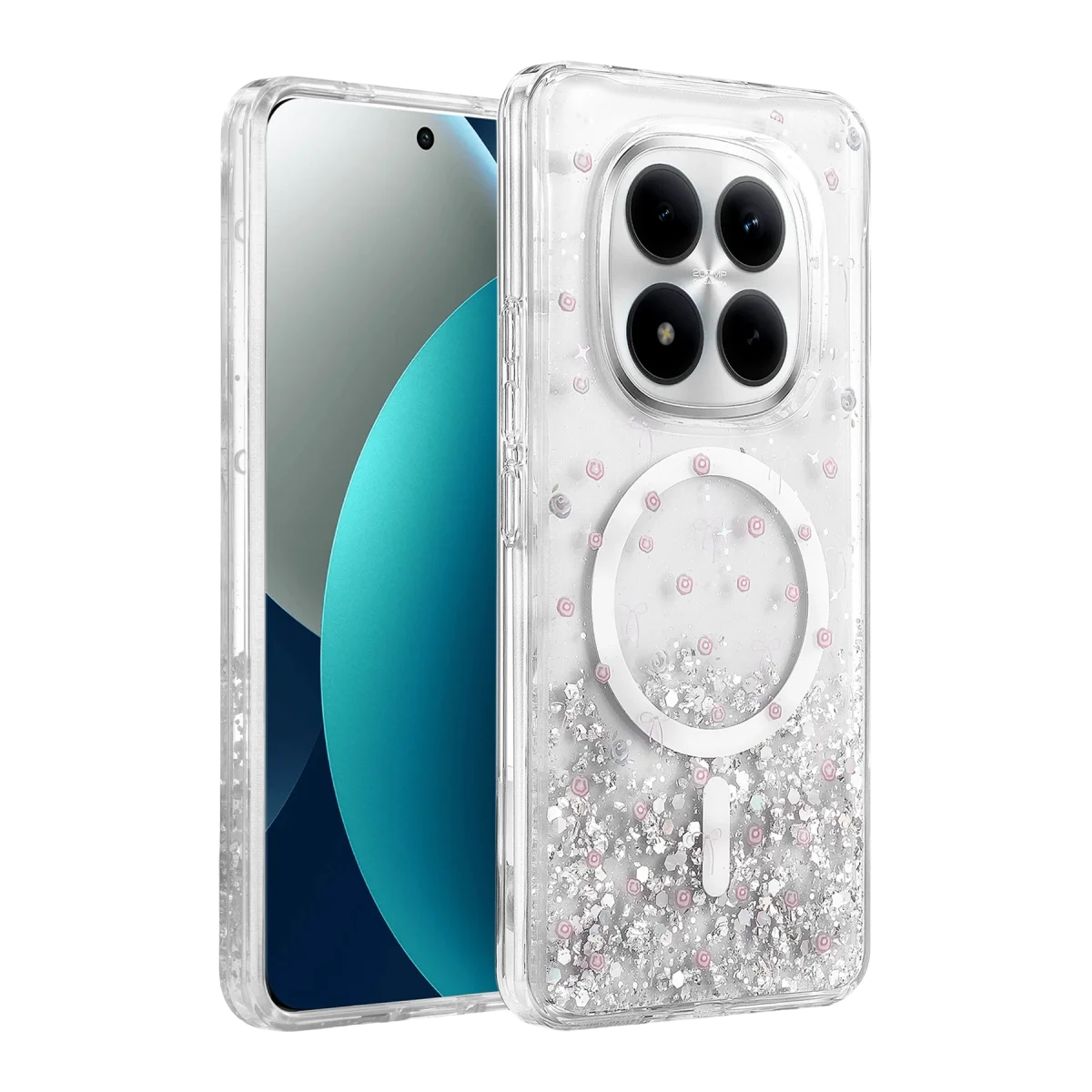 Onegif Xiaomi Redmi Note 15 Pro Plus 5g Misk Simli Magsafe Kapak - Desen 1