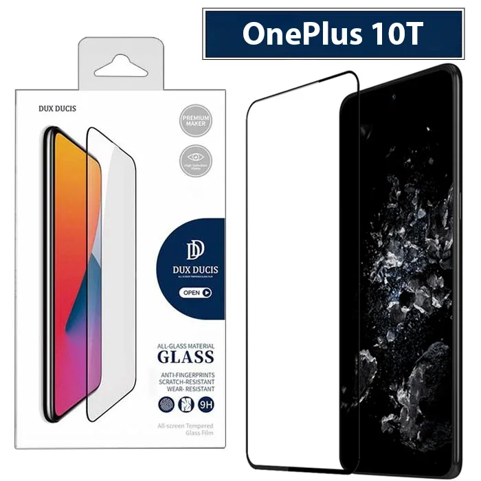 OnePlus 10T Kırılmaz Cam Ekran Koruyucu 9H Full Kaplama - Mavi Işık Filtreli