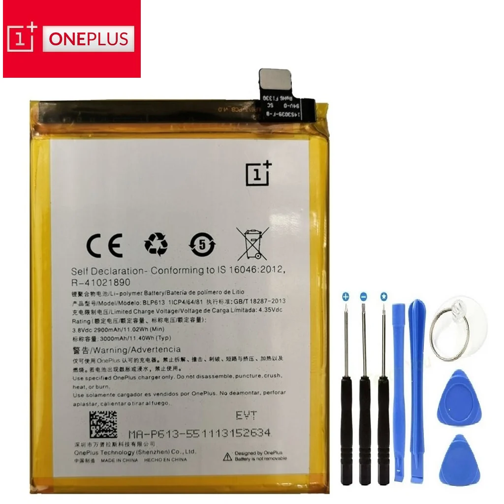 Oneplus 3 Pil Batarya Blp613 + Tamir Seti One Plus Oneplus 3 Pil Batarya Blp613 + Tamir Seti One Plus