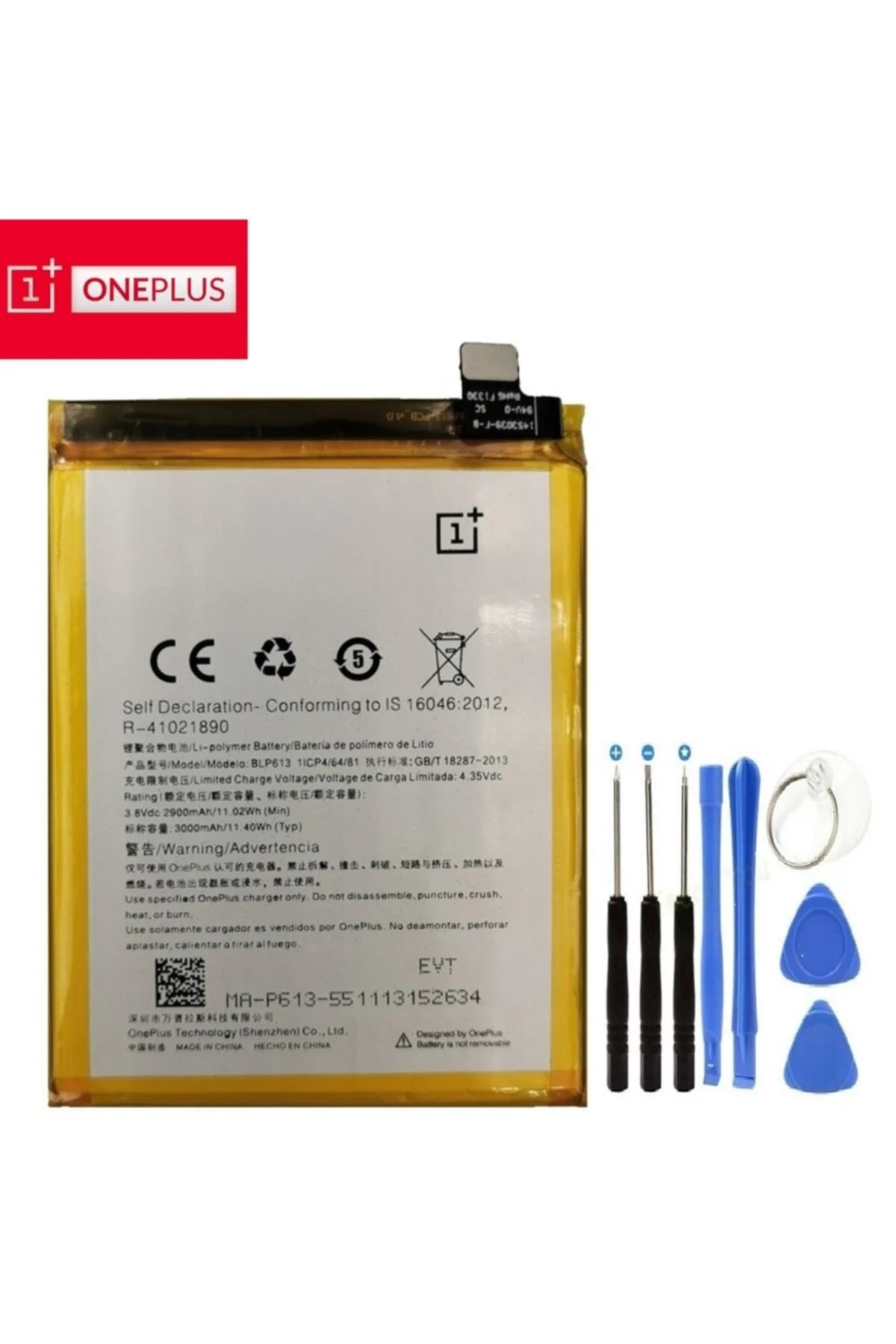 Oneplus 3 Pil Batarya Blp613 + Tamir Seti One Plus