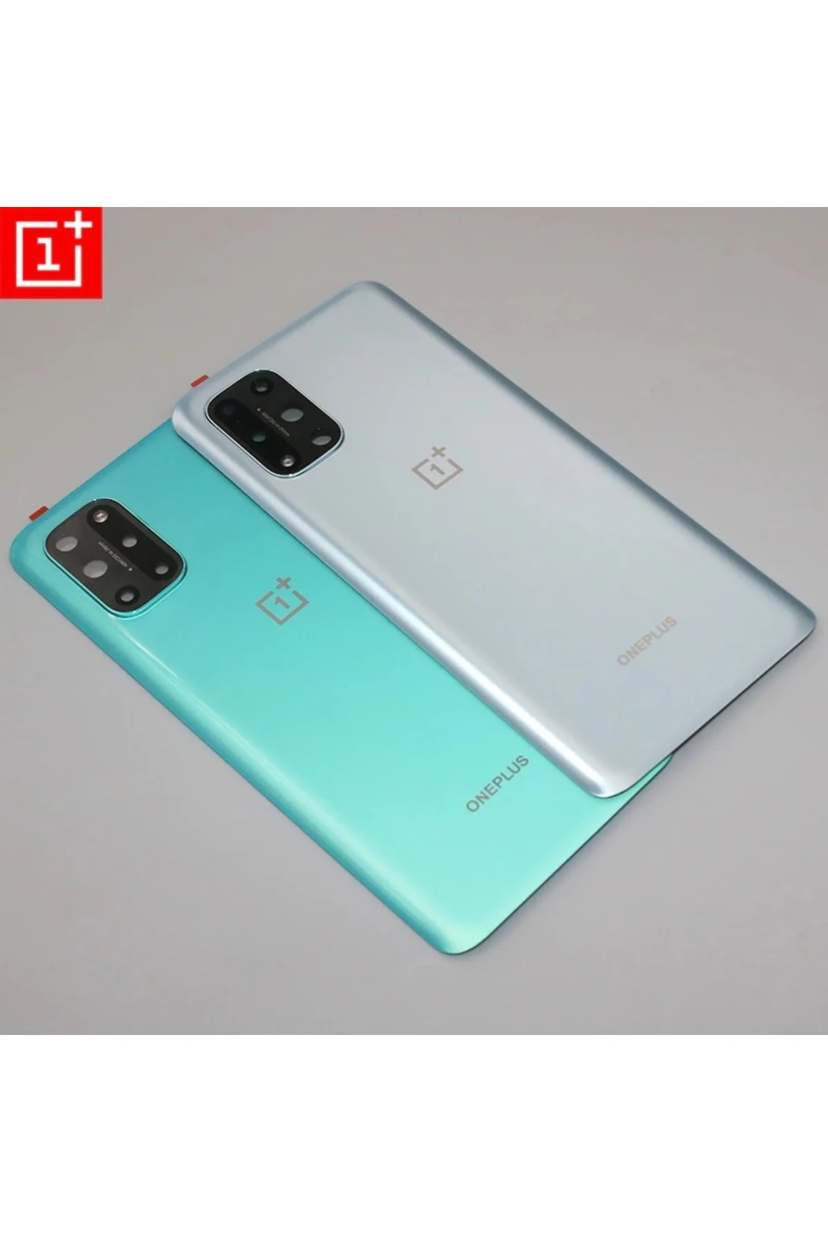 Oneplus 8T Uyumlu Arka Kapak Pil Batarya Kapak Kamera Camlı Yeşil