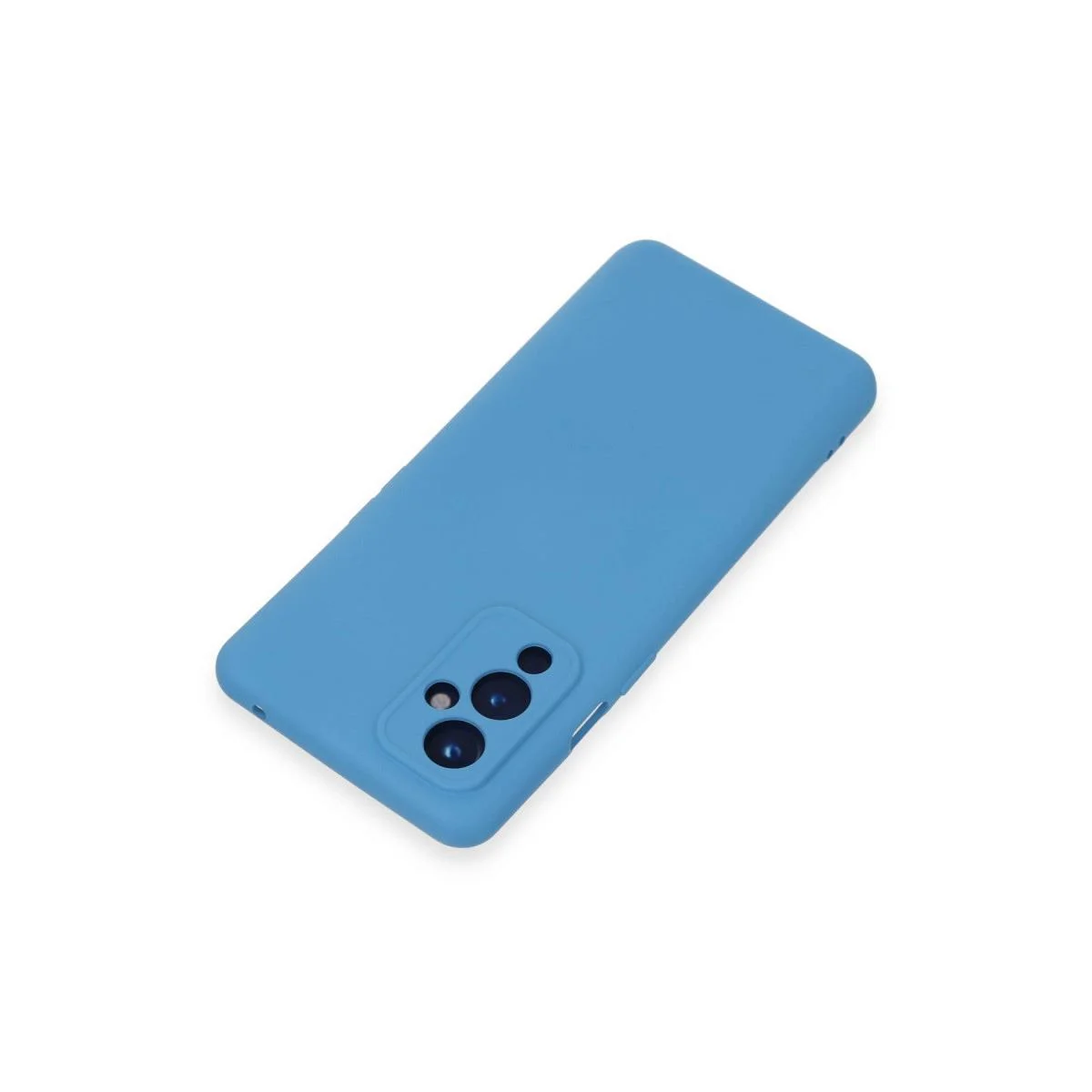 OnePlus 9 ile Uyumlu Nano İçi Kadife Silikon Kılıf - Mavi OnePlus 9 ile Uyumlu Nano İçi Kadife Silikon Kılıf - Mavi