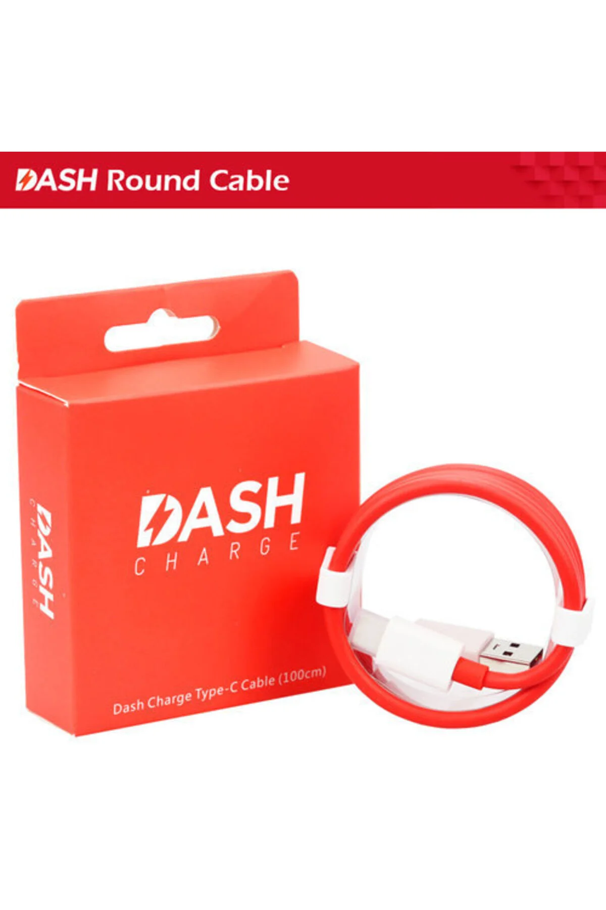 OnePlus Dash Type C Şarj Ve Data Kablosu Kırmızı