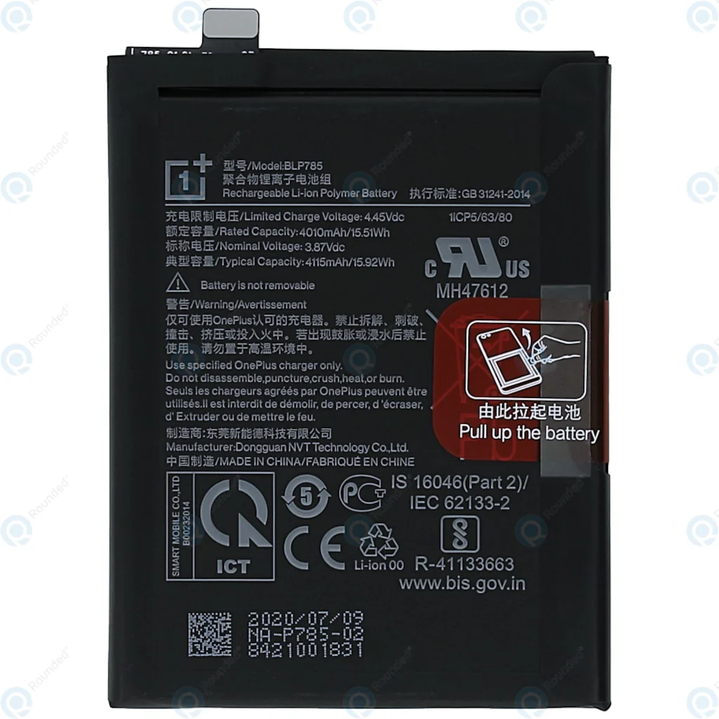 OnePlus Nord 5G 5AC2001/AC2003 Pil Batarya BLP785