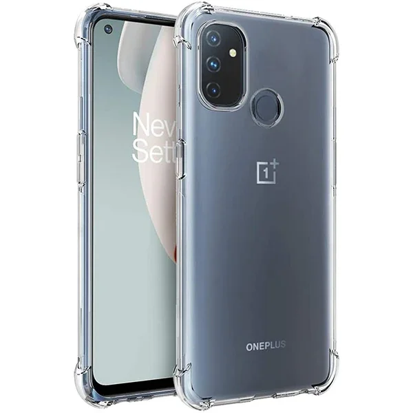OnePlus Nord N100 Silikon Kılıf Anti-Drop & Kamera Korumalı Şeffaf