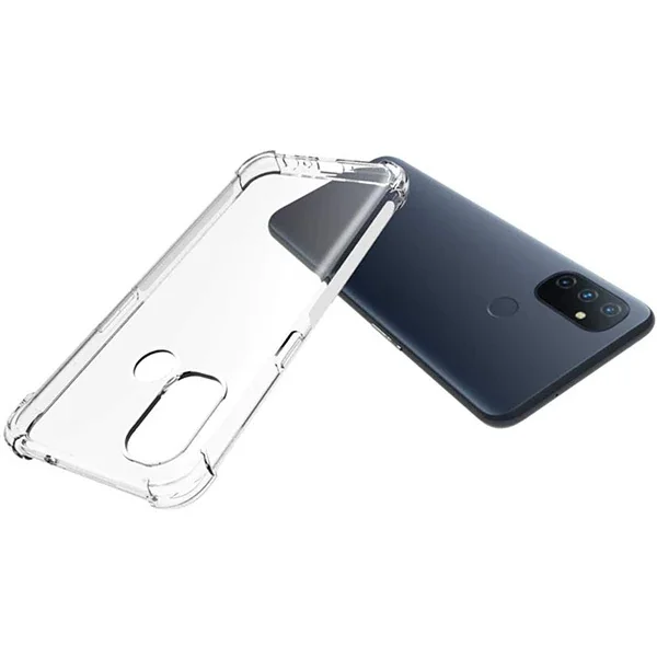 OnePlus Nord N100 Silikon Kılıf Anti-Drop & Kamera Korumalı Şeffaf