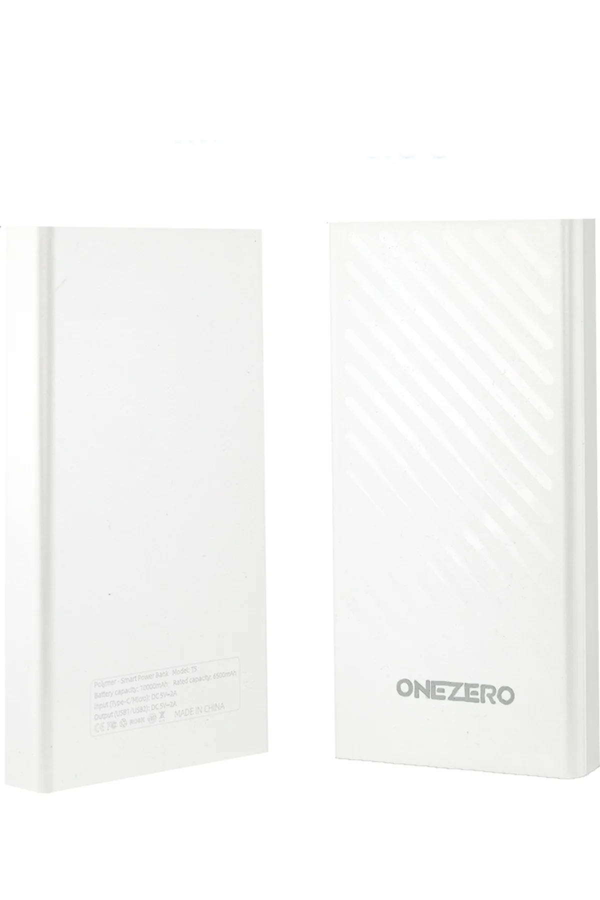 Onezero Serisi Beyaz T5 10000 Mah. Taşınabilir Şarj Cihazı Powerb Onezero Serisi Beyaz T5 10000 Mah. Taşınabilir Şarj Cihazı Powerb