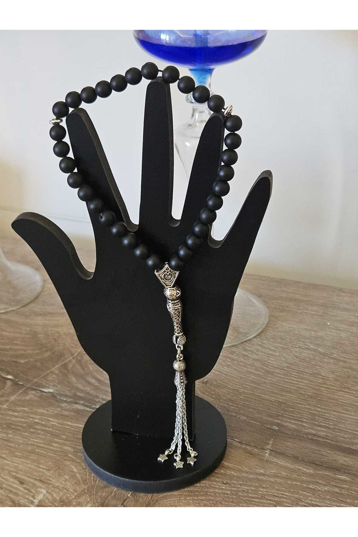 Misstakıjewelry Oniks Doğaltaş Tesbih