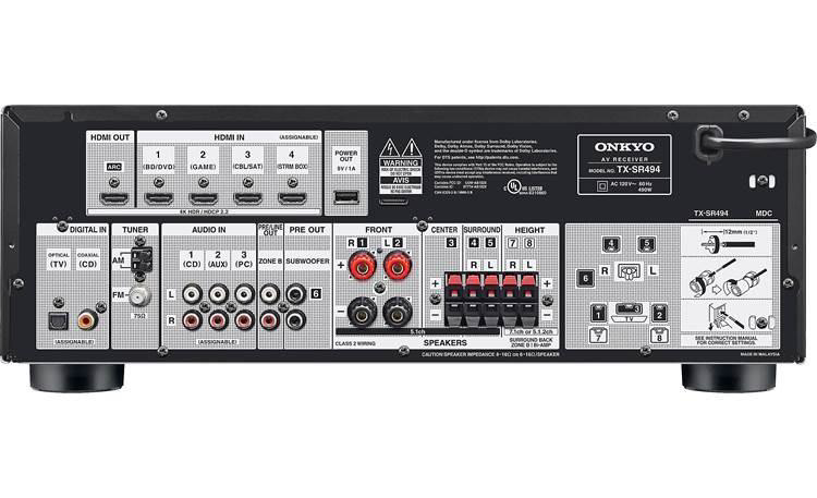 Onkyo TX-SR494 7.2 Dolby Atmos AVR Amfi