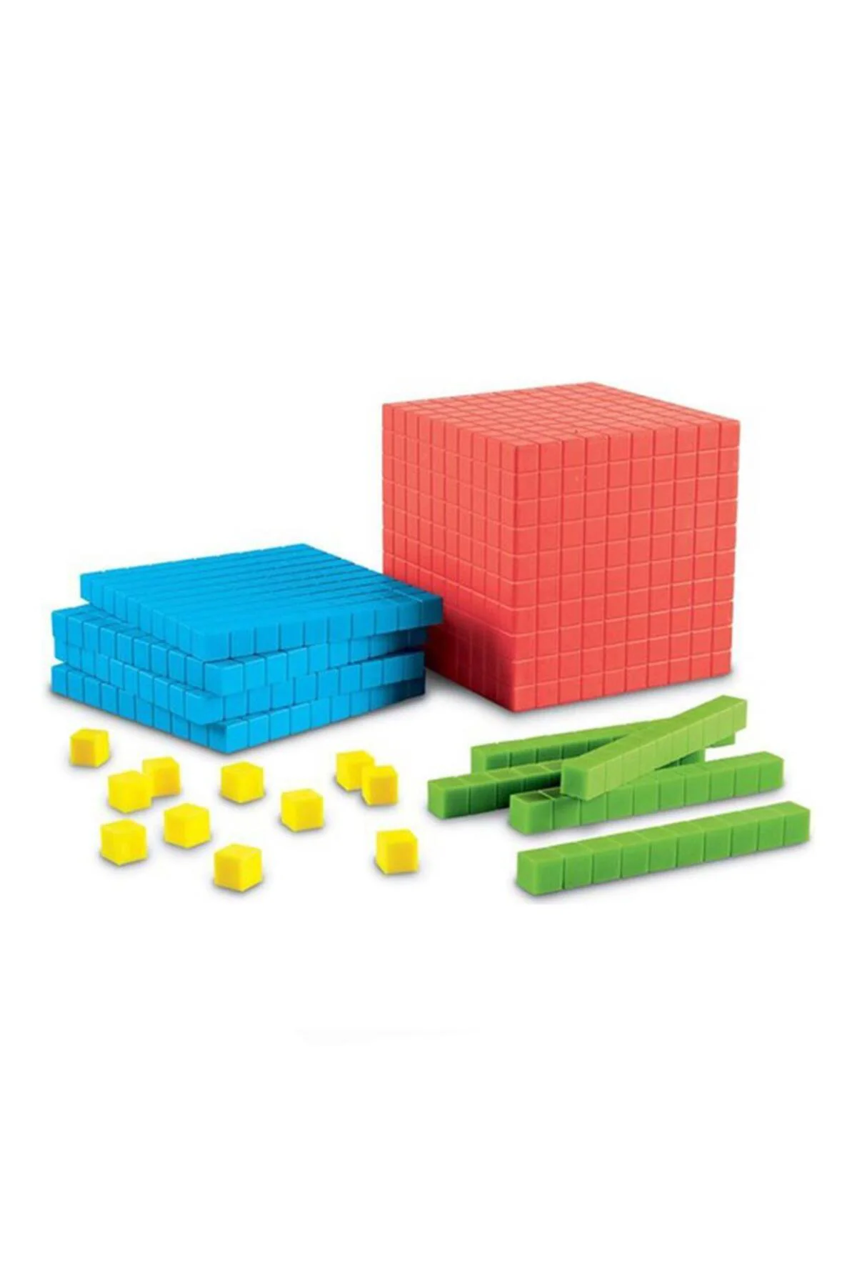 Onluk Taban Blokları Matematik Ders Materyalleri Birlik Onluk Yüzlük Bloklar 1 Paket