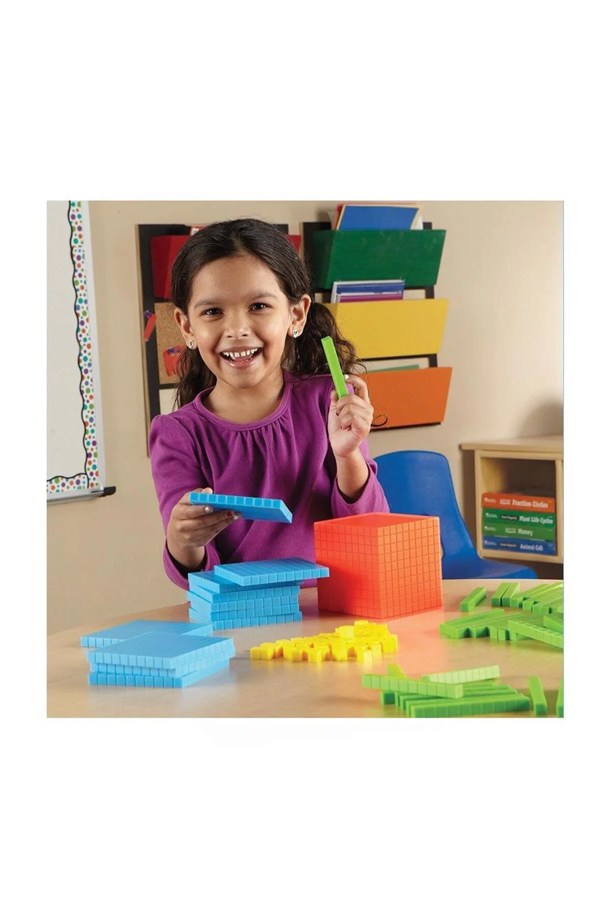 Onluk Taban Blokları Matematik Ders Materyalleri Birlik Onluk Yüzlük Bloklar 1 Paket