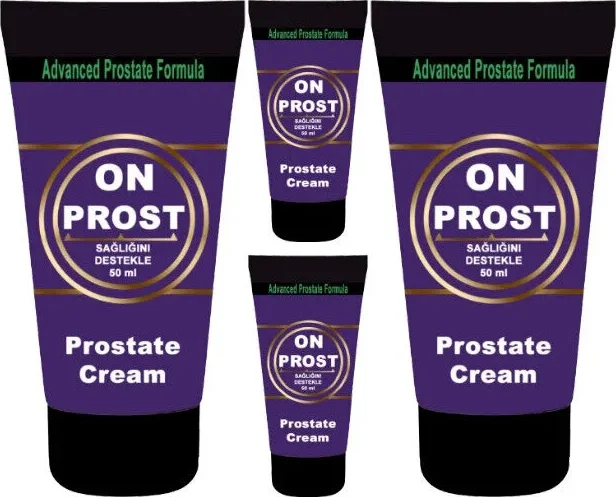 Onprost Cream 50 ml 4 Adet - Erkeklere Özel Bakım Kremi