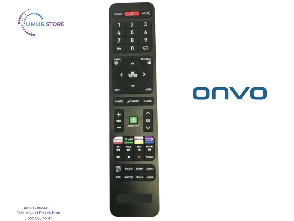 Onvo 50 OV 6000U Uyumlu Android Led Smart Televizyon Kumandası Onvo 50 OV 6000U Uyumlu Android Led Smart Televizyon Kumandası