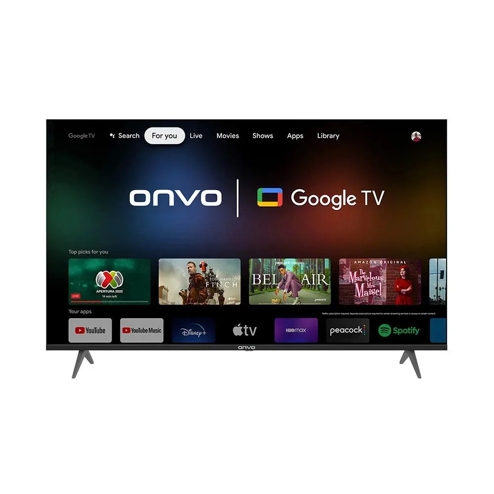 Onvo 50OVF9000 50" 4K Ultra HD Google Smart QLED TV