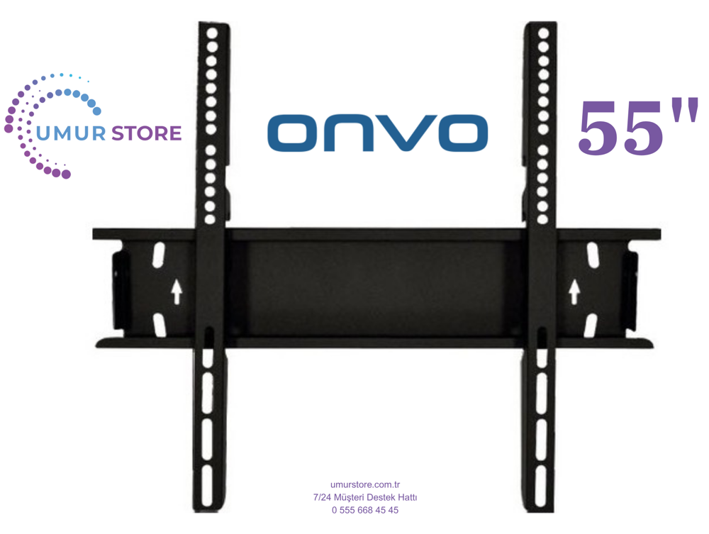 ONVO 55OVF9001UQ 55’’ 140 Ekran Uyumlu Lcd Led TV Sabit Duvar Ask
