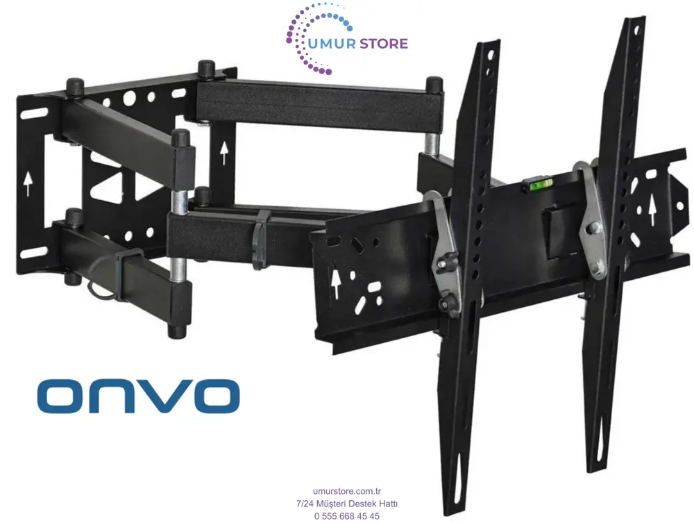 Onvo 70” inç Uyumlu Televizyon Hareketli Duvar Askı Aparatı-90 Kg