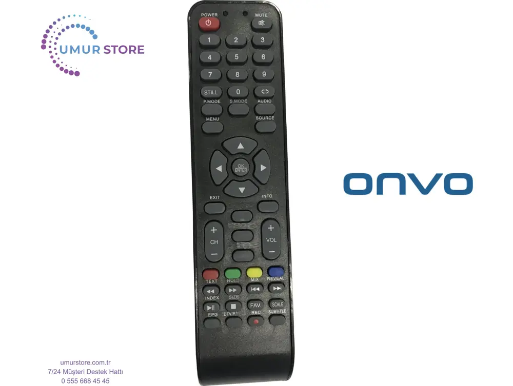 Onvo OV24101 24” inç Uydu Alıcılı Led Televizyon Kumandası