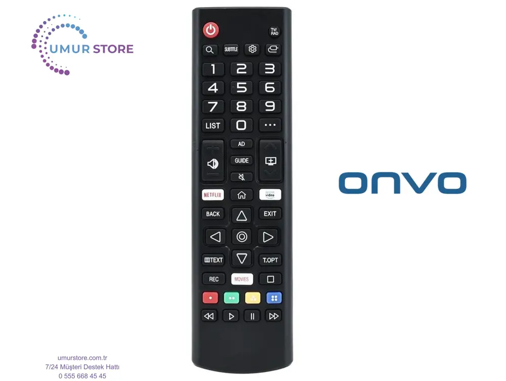 Onvo OV50500 Webos Smart Televizyon Kumandası-Mikrofonsuz