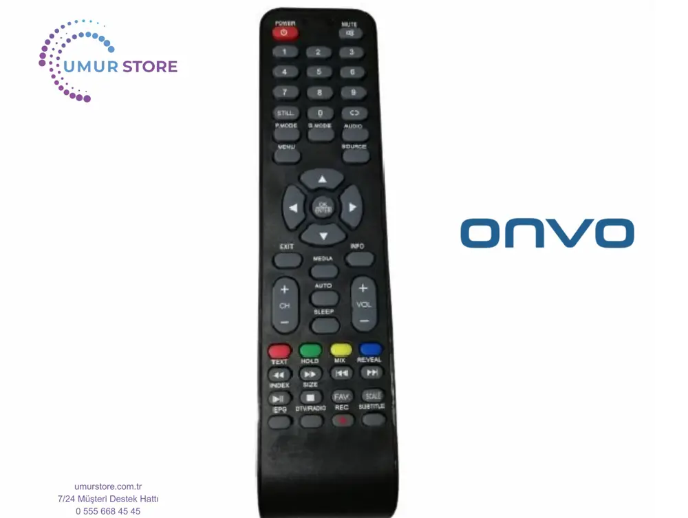 Onvo OV55-5000 4K Smart Led Televizyon Kumandası Onvo OV55-5000 4K Smart Led Televizyon Kumandası