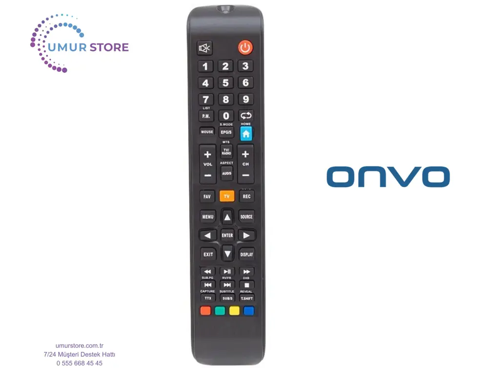 Onvo OV75F950 Smart Televizyon Kumandası-Mikrofonsuz Onvo OV75F950 Smart Televizyon Kumandası-Mikrofonsuz