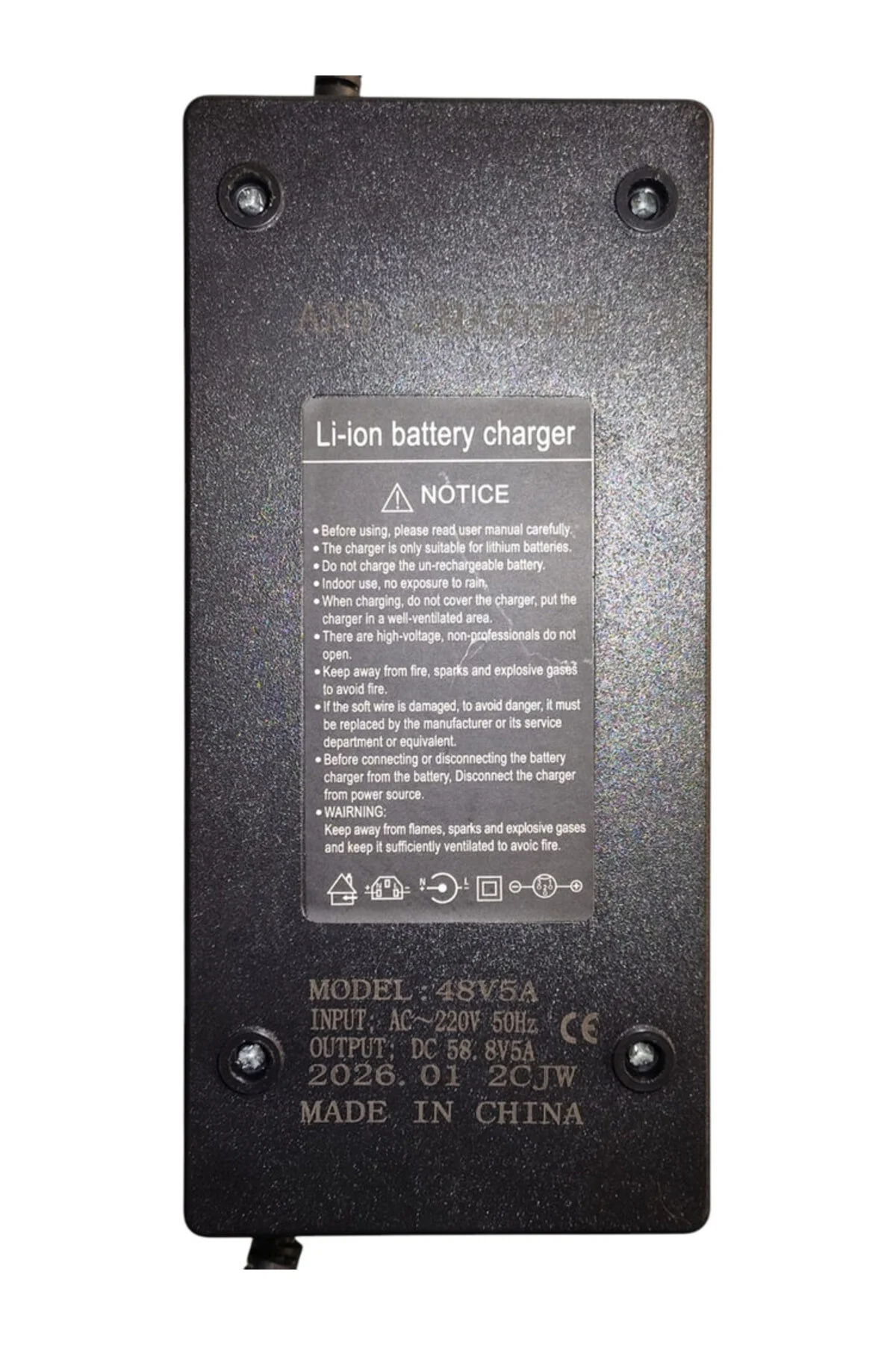 Onvo RX-4 58.8V 5A Hızlı Şarj Cihazı - 4 Saatte Full Onvo RX-4 58.8V 5A Hızlı Şarj Cihazı - 4 Saatte Full