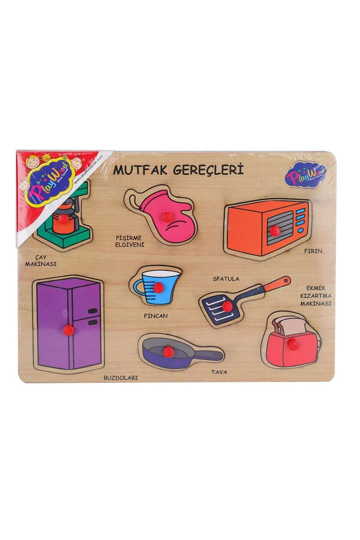 Ony-168-169 Ahşap Tutmalı Mutfak Gereçleri-Onyıl Oyuncak