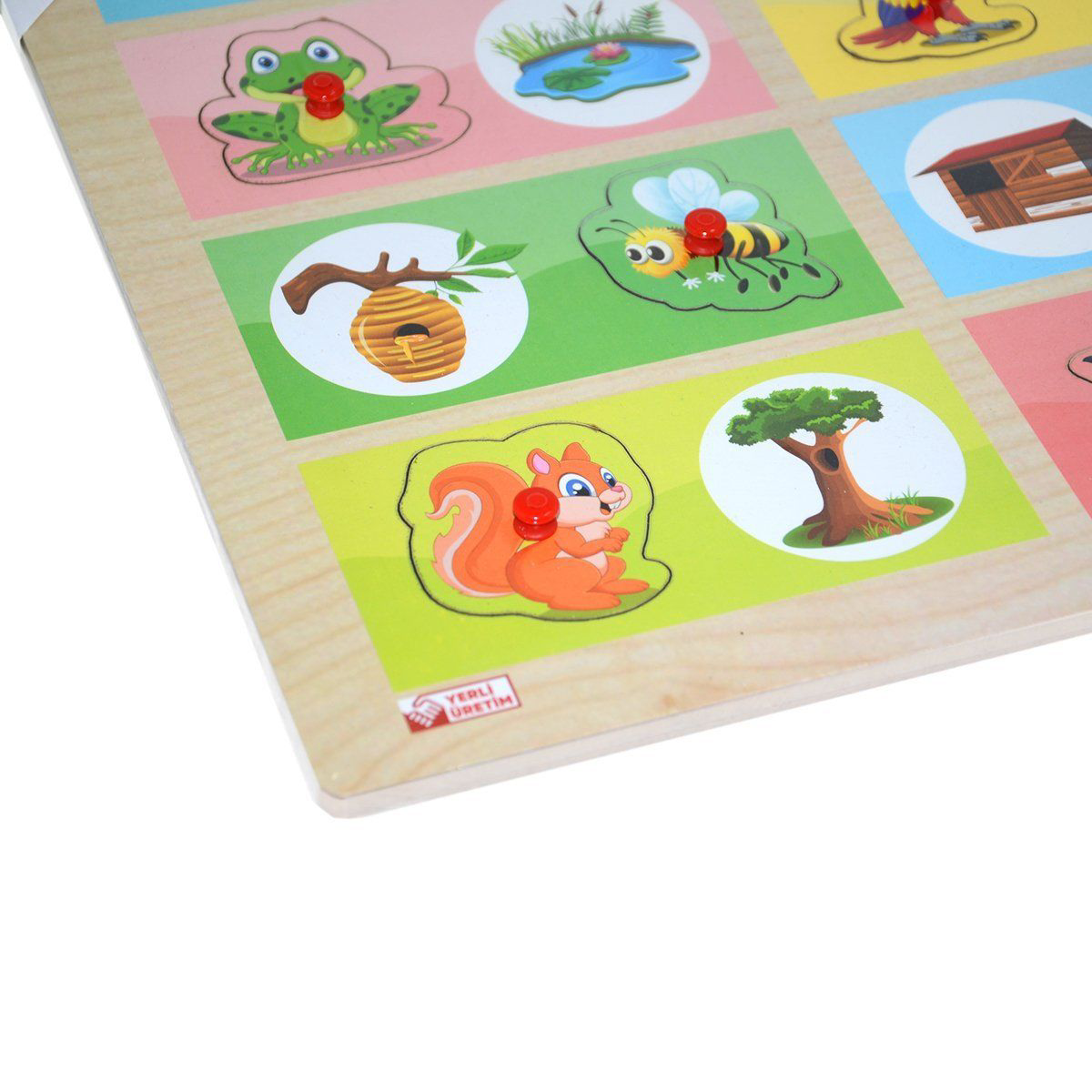 ONY-363-364 Ahşap Tutmalı Eşleştirme Hangi Hayvan Nerede Yaşar -O