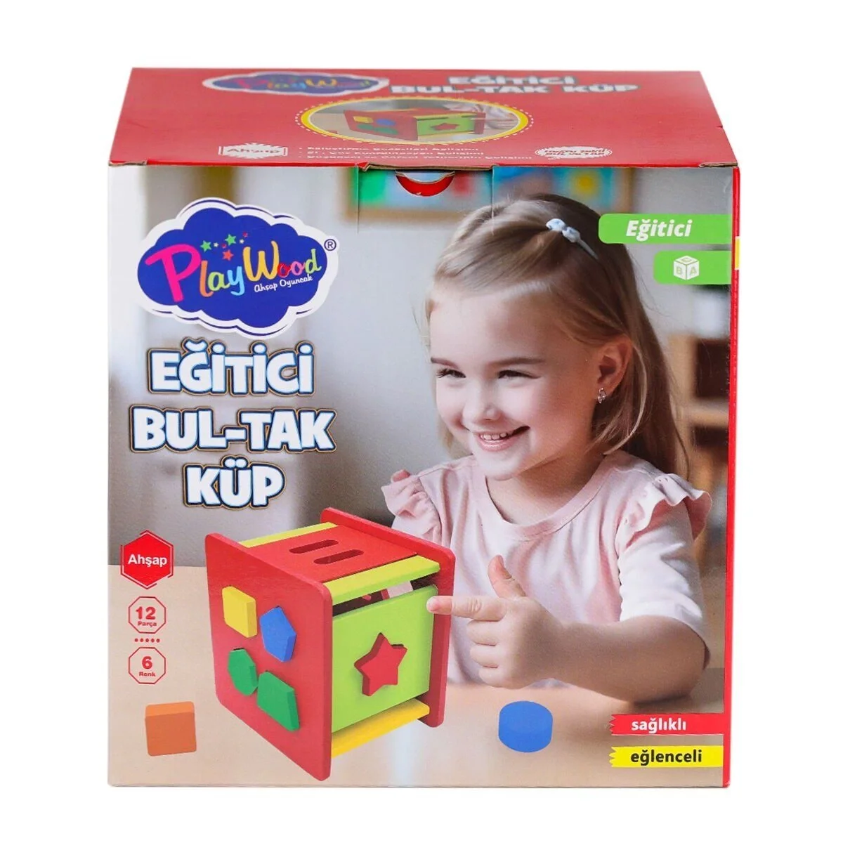 ONY-411 Ahşap Eğitici Bultak Küp -Eco Lounge