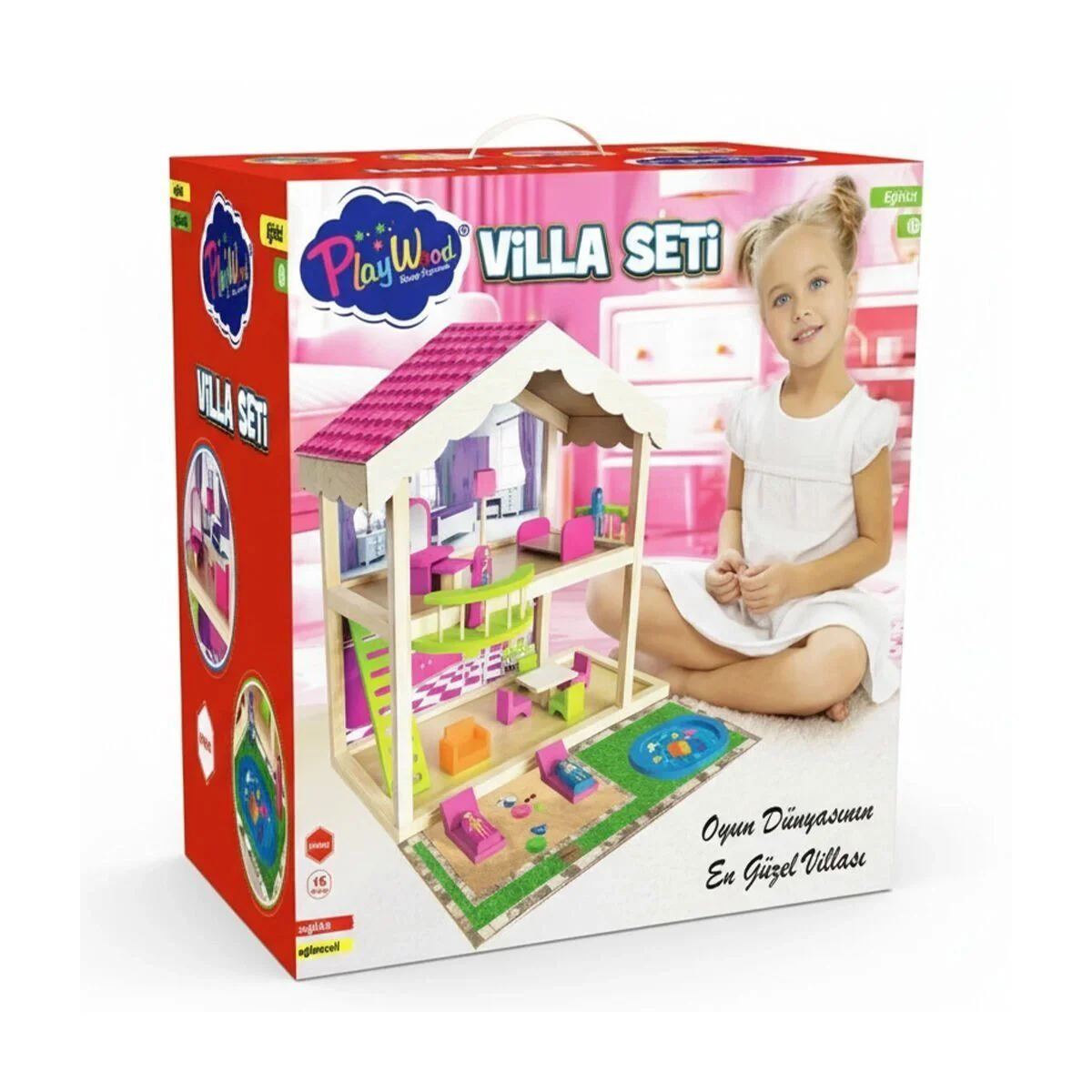 ONY-414 KUTUDA AHŞAP VİLLA SETİ