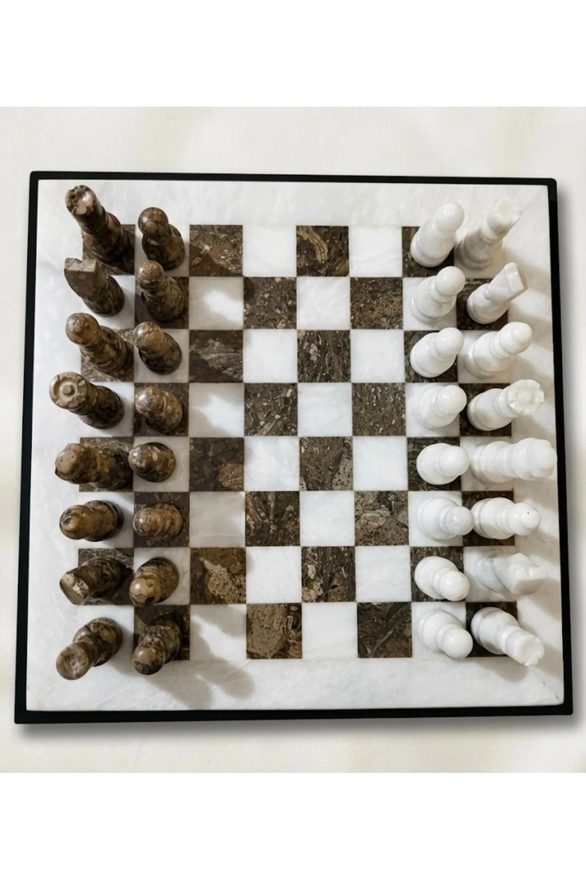 ONYX Mermer Satranç Takımı 30*30
