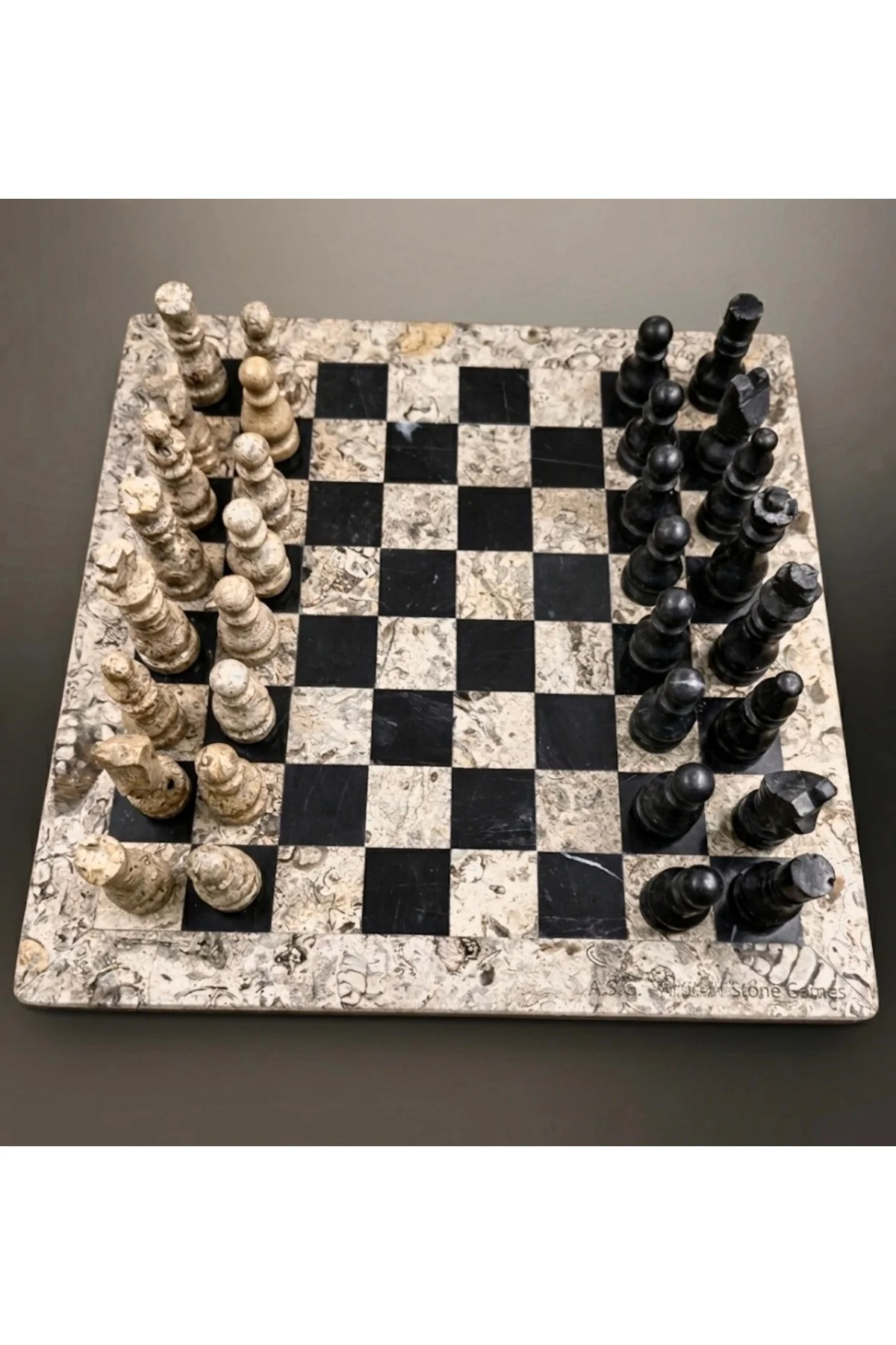 ONYX Mermer Satranç Takımı 30*30