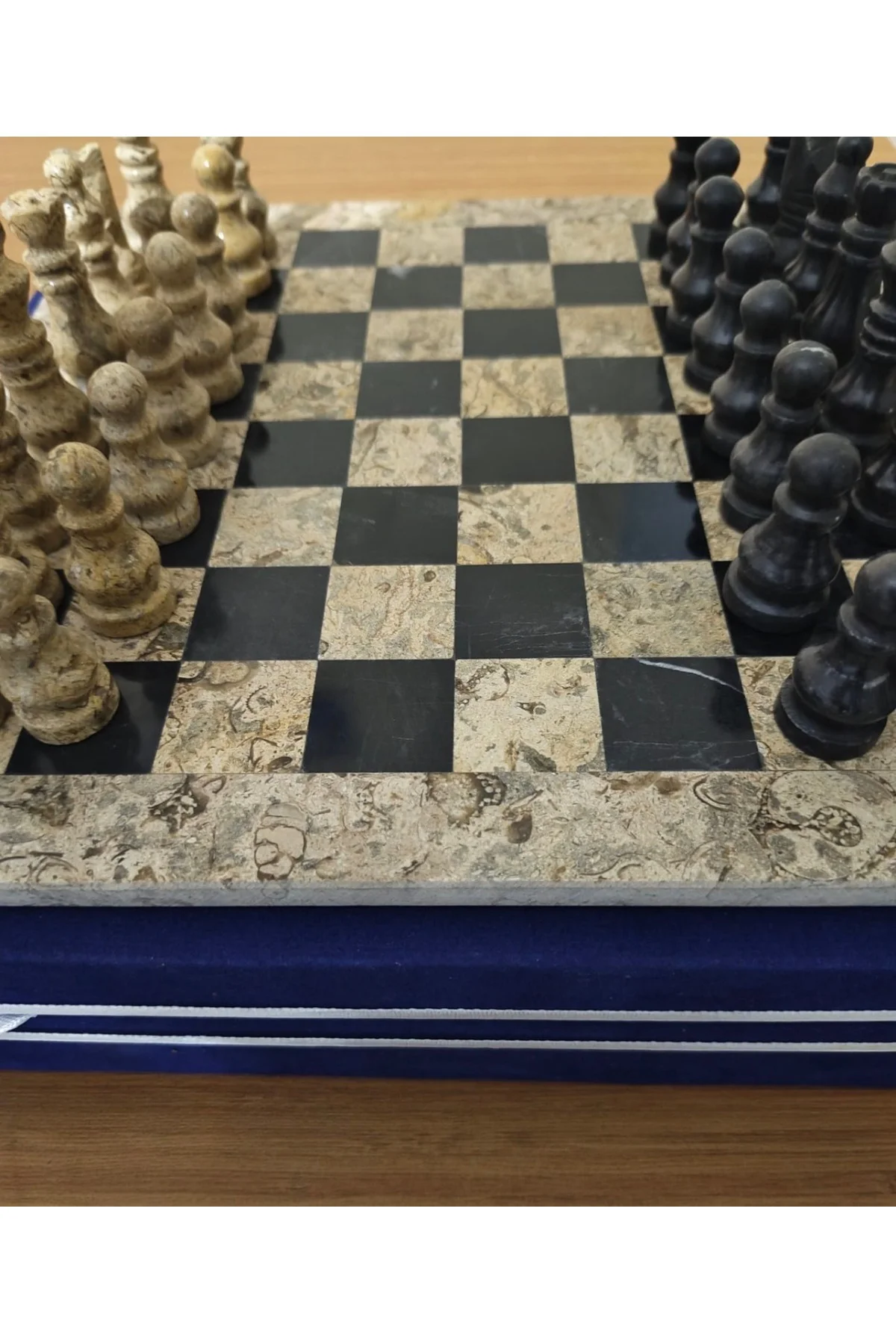 ONYX Mermer Satranç Takımı 30*30