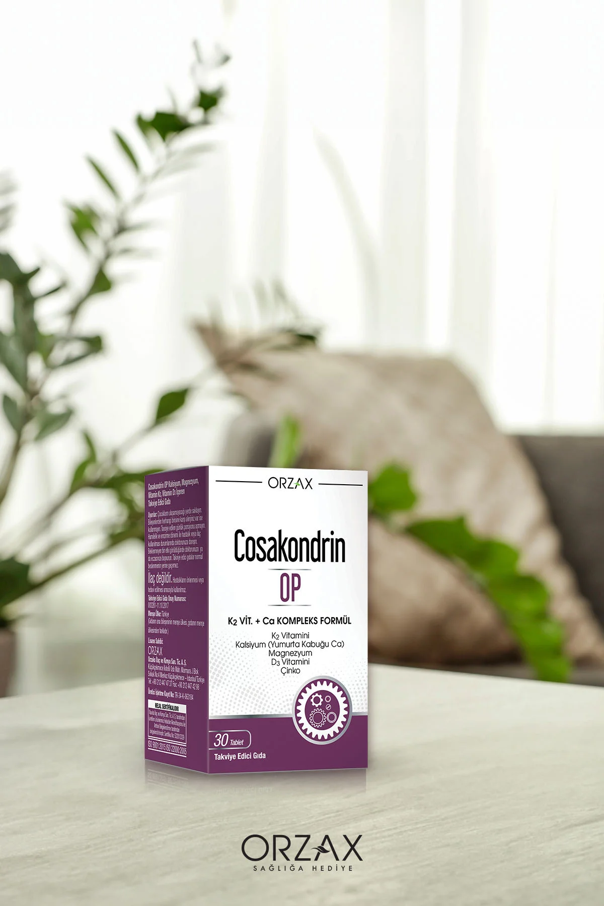 OP K2 Vitamini + Kompleks Formül 30 Tablet