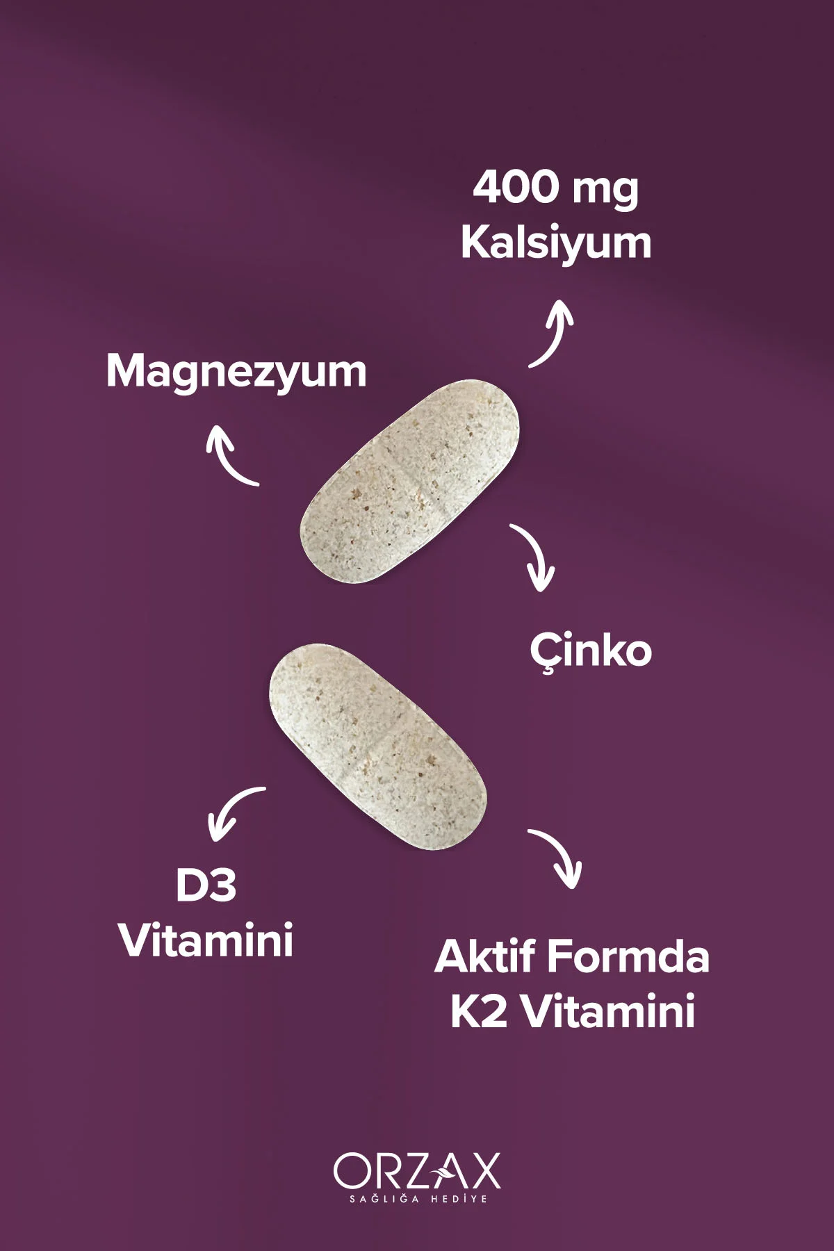 OP K2 Vitamini + Kompleks Formül 30 Tablet