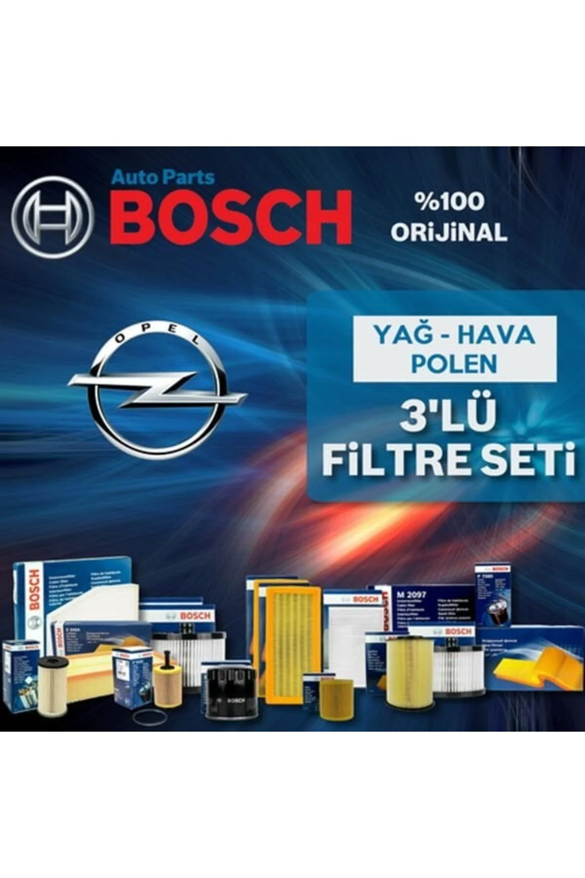 Opel Antara 2.0 Cdti Filtre Bakım Seti 2007-2012 3NP