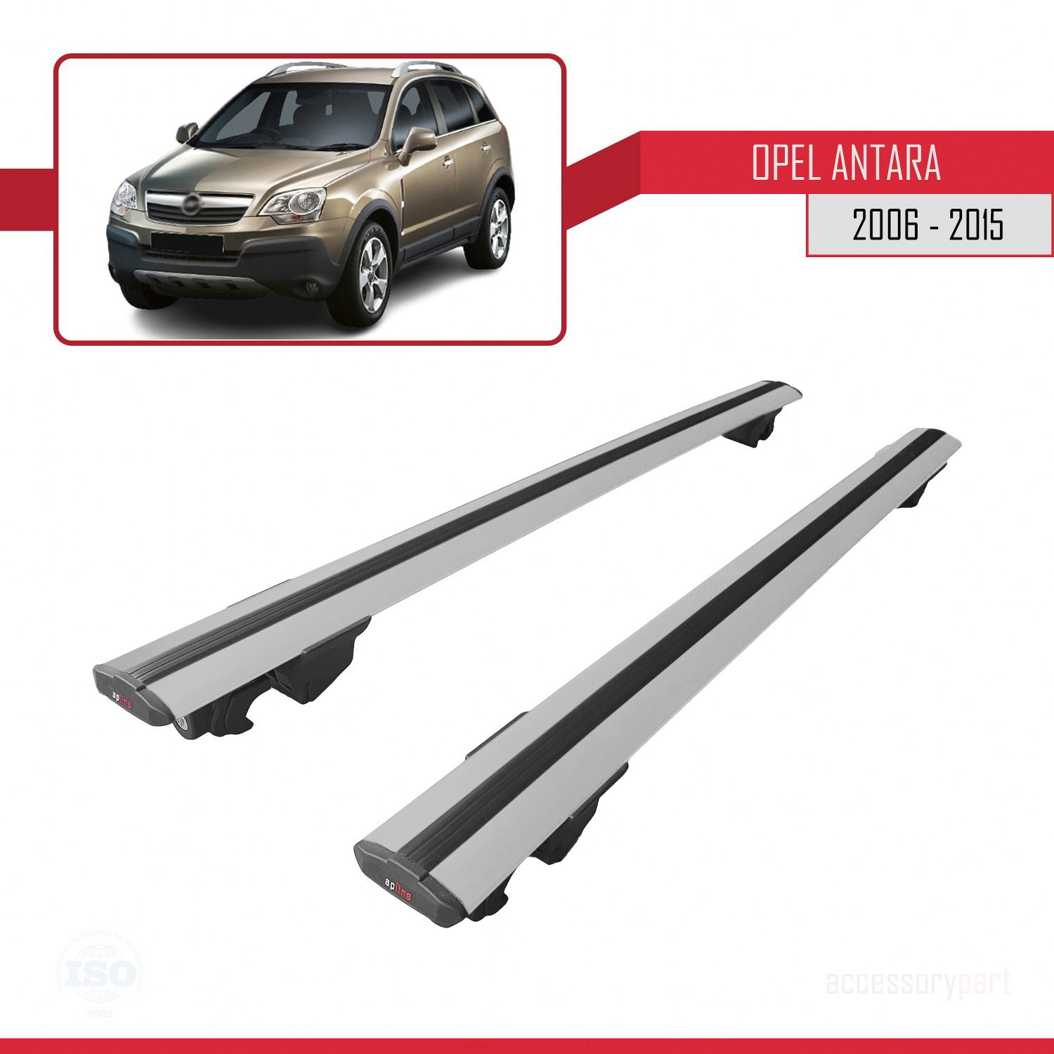 Opel Antara 2006-2016 Arası ile uyumlu HOOK Model Anahtar Kilitli