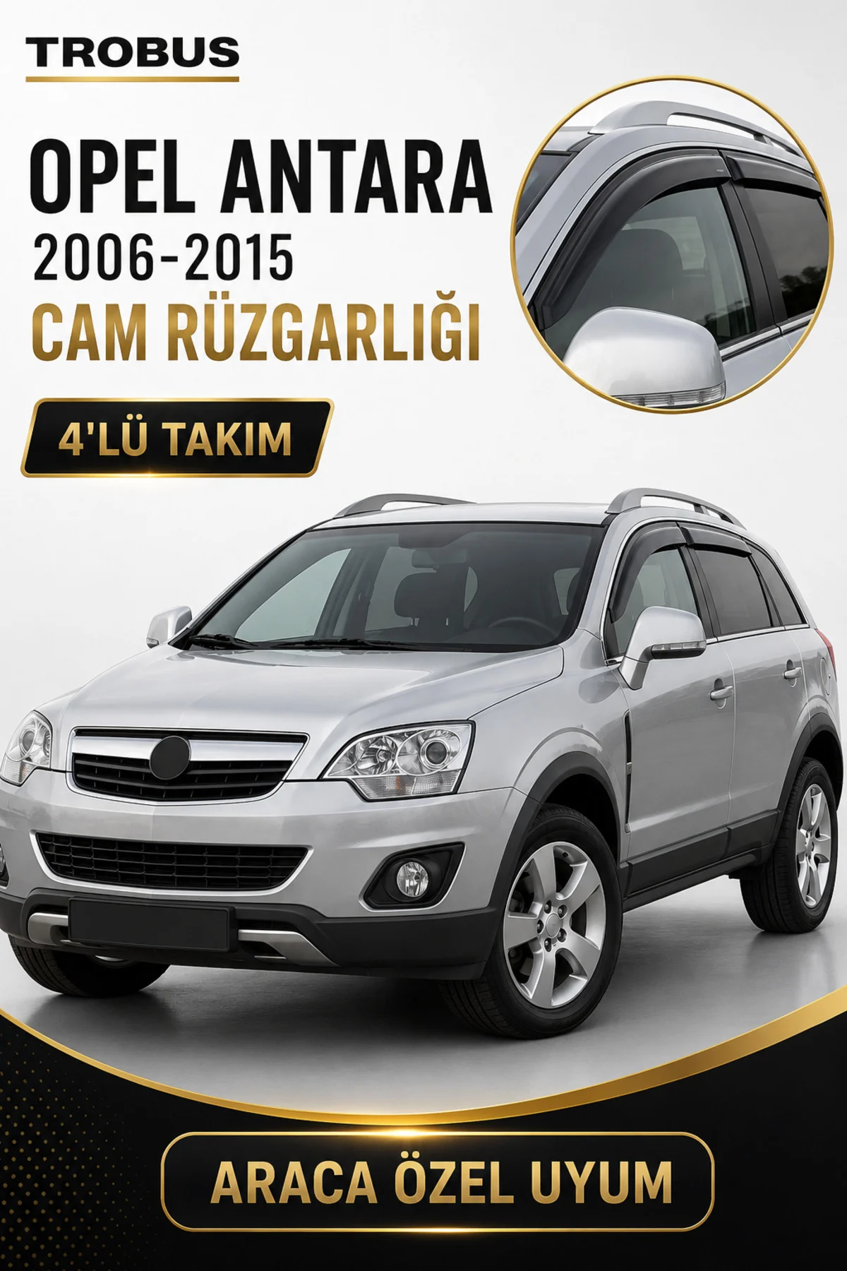 Opel Antara 4x4 2006-2015 Mügen Cam Rüzgarlığı (4'lü) Fiyatı, Yorumları ve Özellikleri