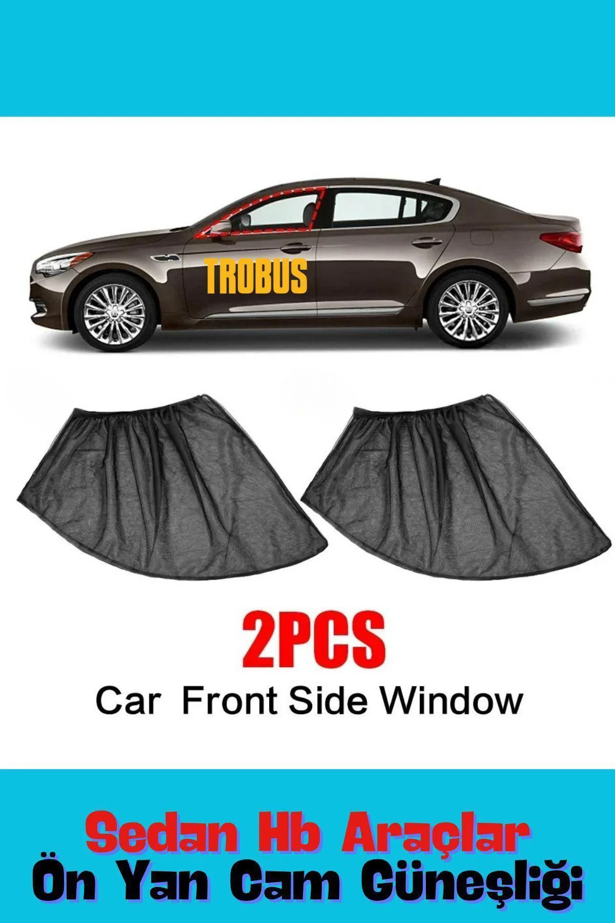 Opel Astra 2004 - 2009 Hatchback Uyumlu Yan Cam Güneşliği Ön veya Arka