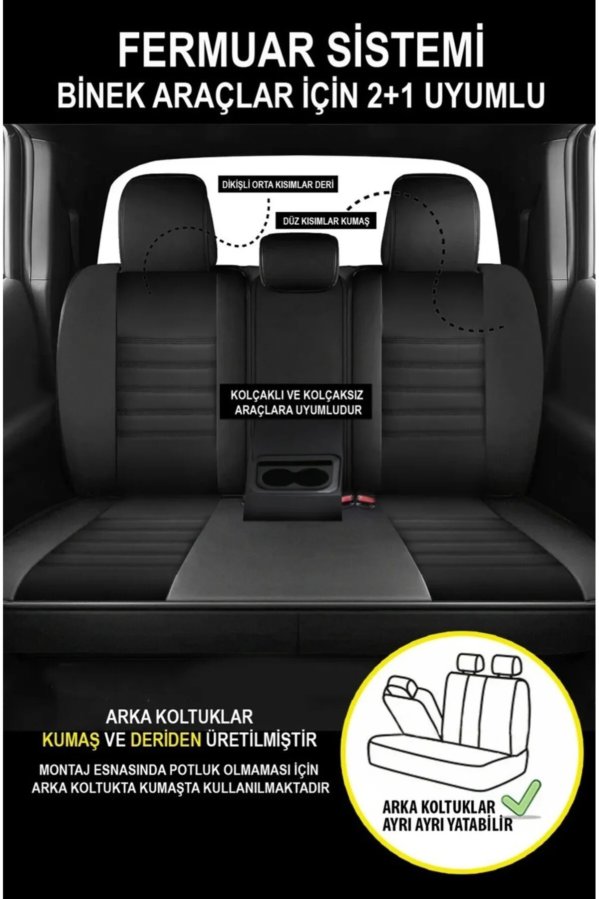 Opel Astra 2004 ve Sonrası Uyumlu Jetdrive Serisi Siyah Oto Koltu