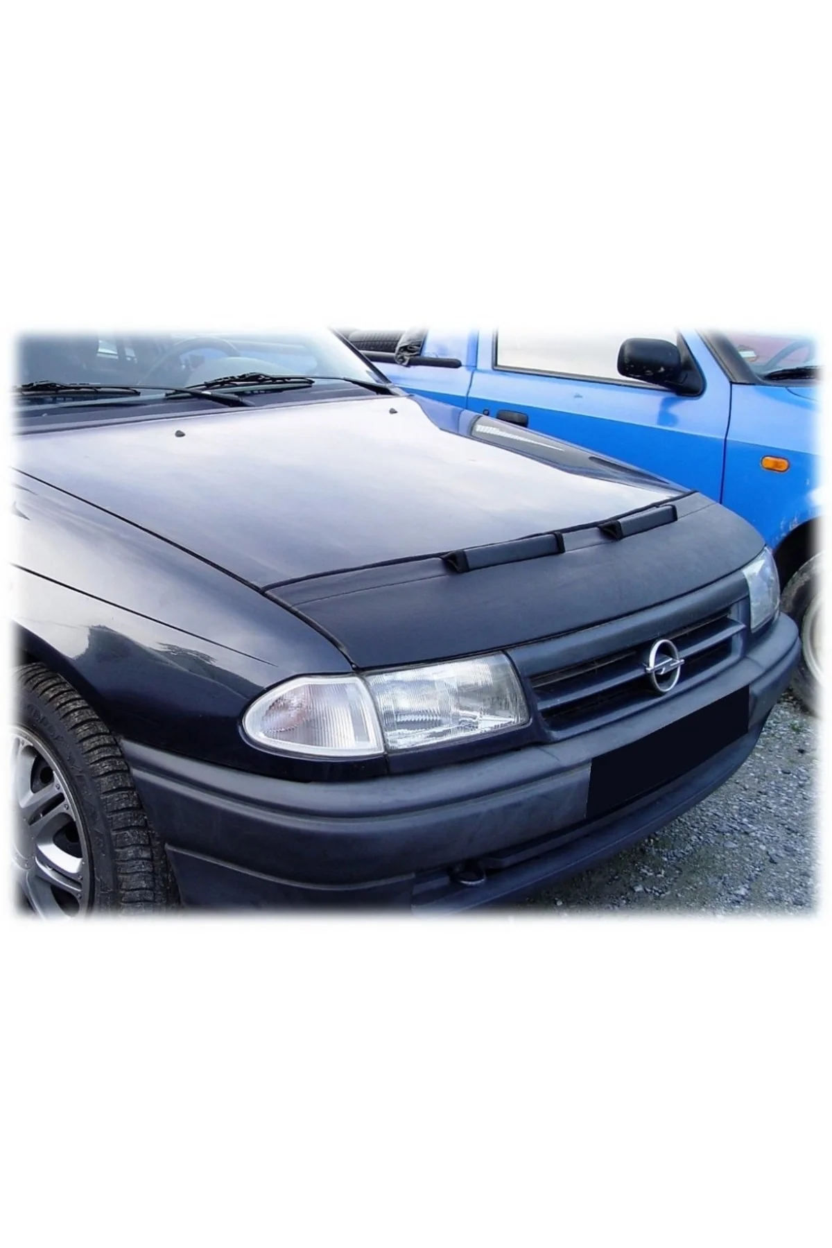 Opel Astra F 1994 Suni Deri Lüx Kaput Koruyucu Maske - Görsel 2
