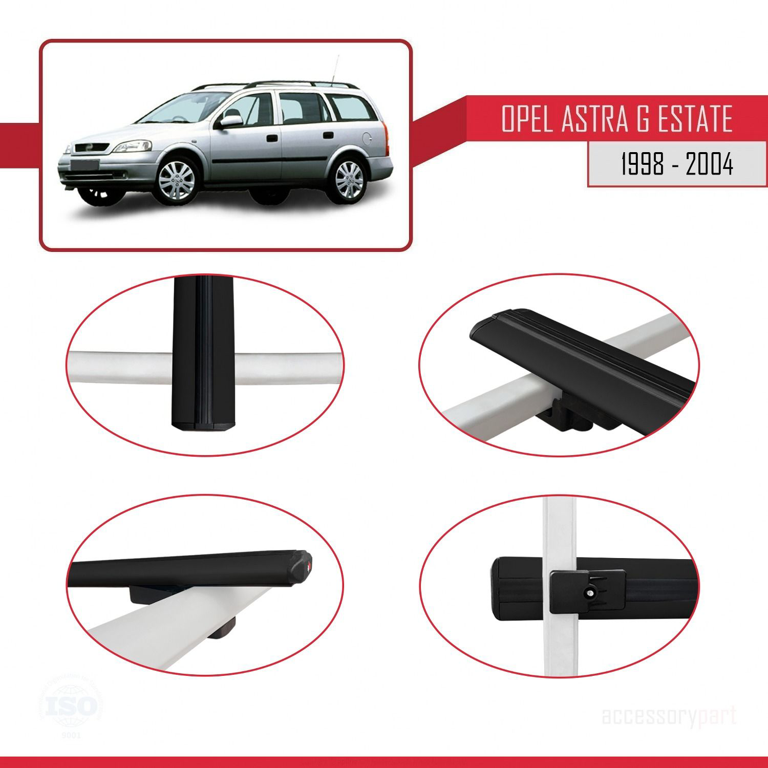 Opel Astra (G) SW 1998-2004 Arası ile uyumlu Basic Model Ara Atkı