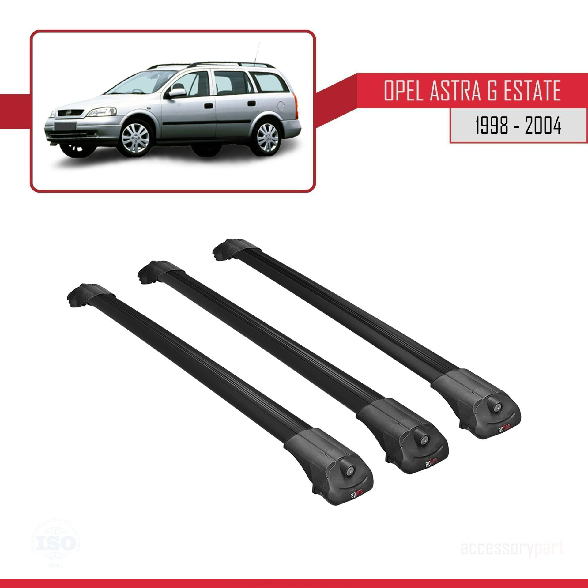Opel Astra (G) SW 1998-2004 Arası ile uyumlu ACE-1 Ara Atkı Tavan