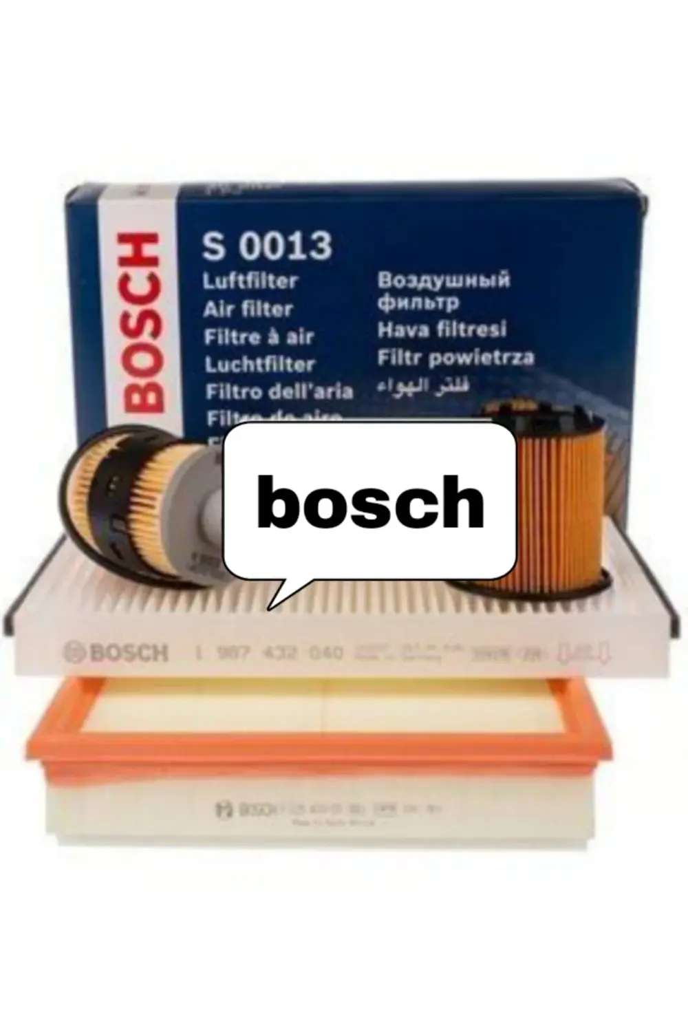 Opel Astra H 1.3 Dizel Komple Bosch Filtre Bakım Seti Süngerli Ti