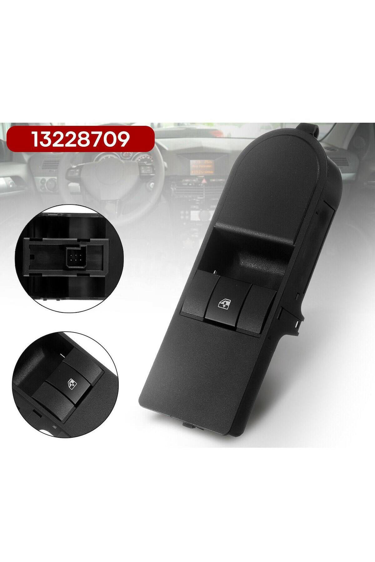 Fesan Opel Astra H Sağ Ön Tekli Cam Açma Düğmesi Çerçeveli 2003-2010 Uy