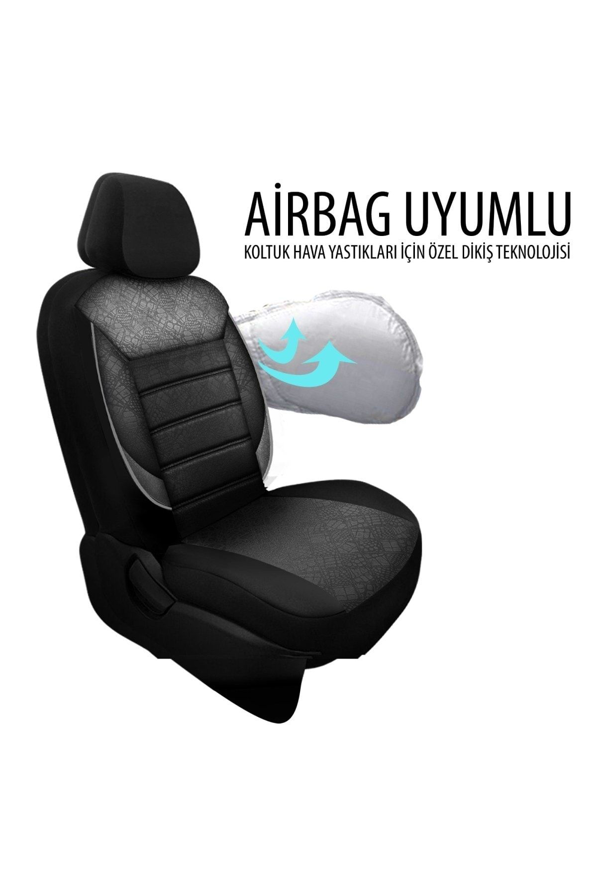 Opel Astra H Uyumlu Koltuk Kılıfı Scorpion - Siyah