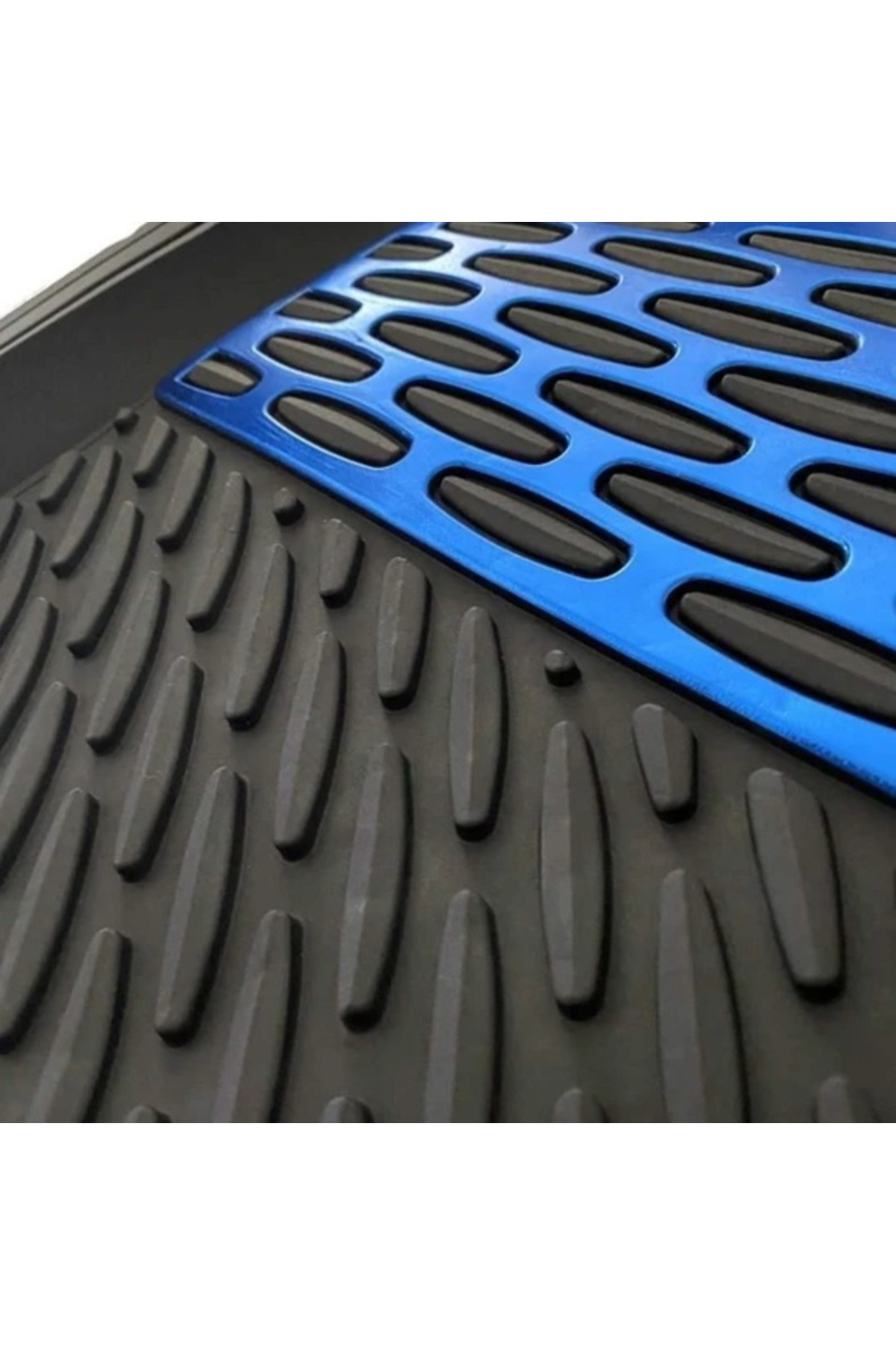Opel Astra K HB 2017 UYUMLU HAVUZLU ÜNIVERSAL MAXİ PASPAS MAVİ - SİYAH