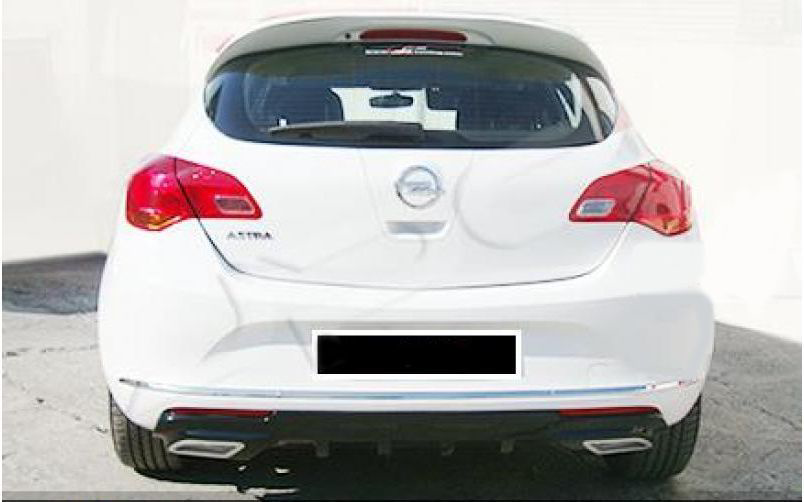 Opel Astra Uyumlu J Hatchback 2013 - 2015 Egzoz Görünümlü Arka Ta Opel Astra Uyumlu J Hatchback 2013 - 2015 Egzoz Görünümlü Arka Ta