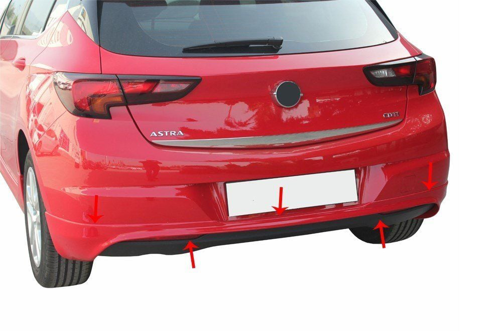 Opel Astra Uyumlu K Hatchback Arka Tampon Altı Fiber 2015 Ve Sonr