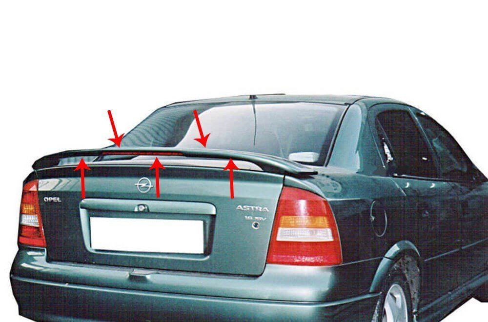 Opel Astra Uyumlu G Sedan Spoiler Bagaj Yüksek (Işıklı) Fiber 199