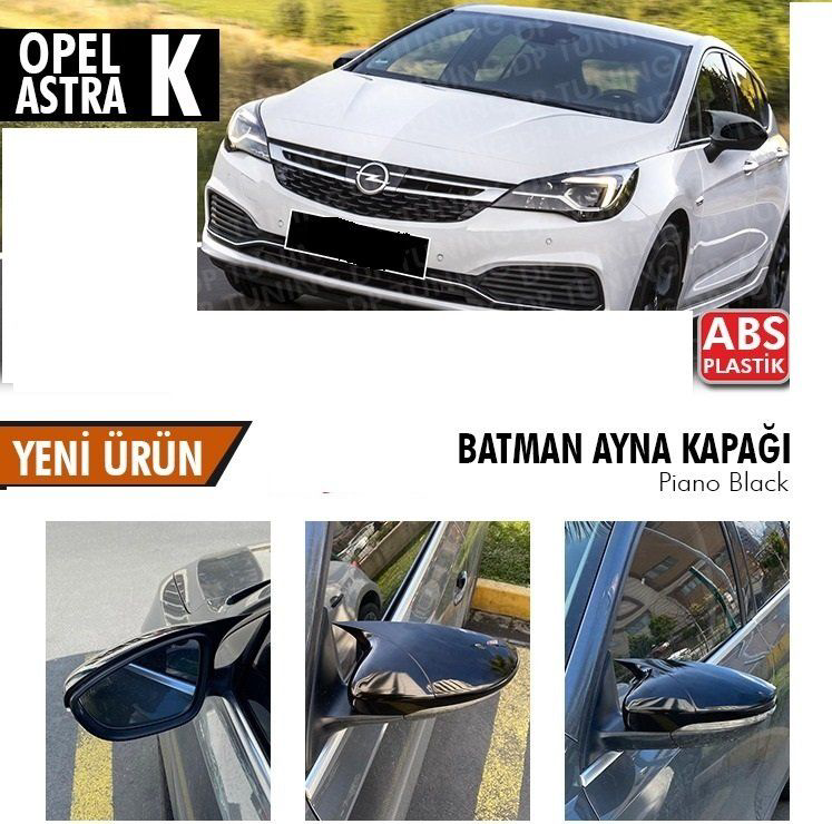 Opel Astra Uyumlu K 2015 Sonrası Batman Yarasa Ayna Kapağı (Parla